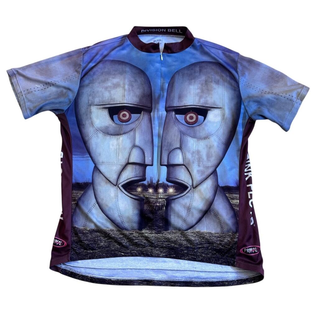 Pink Floyd Division Bell Men's Cyclist Biker Jersey Primal Wear shirt 3XL